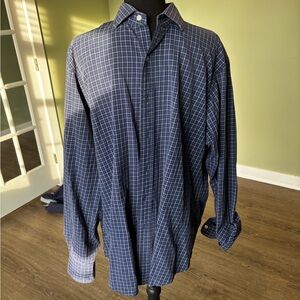 Polo Golf by Ralph Lauren Men's Blue Checkered Shirt